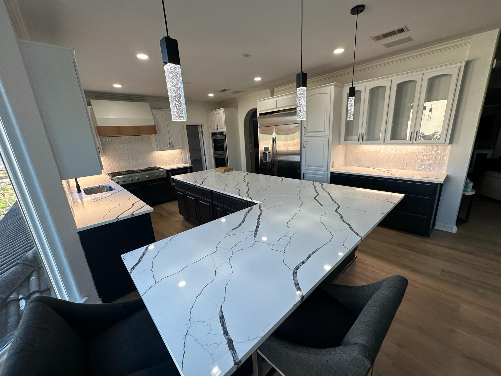Custom cabinetry detail in a recent HN Construction kitchen remodel